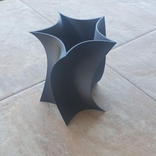 5 Punkt Vase Garten Star 3d print model - Mito3D
