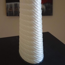 Seil Vase Dekoration Ender Blumentopf Dekor Cura Solidworks Realität ender3 Seilvase 3d print model - Mito3D