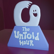 inconnu heure Podcast figure art mignonne fantôme Halloween horreur effrayant collectionner 3d print model - Mito3D