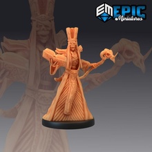 iskelet Ordu lich büyücü sihirbaz masaüstü patron fantezi ölümsüz Warhammer minyatür sla düşman zindan dnd yol bulucu npc Ageofsigmar 3d print model - Mito3D