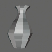 uneven vase 3d print model - Mito3D