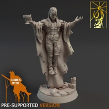 Vampir lucien Jesus Tischplatte Held Miniaturen Herr Schmiede Titan Vampire 3d print model - Mito3D