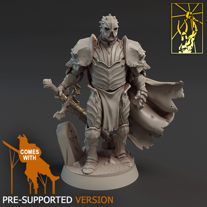 vampire kruger tabletop hero miniatures lord forge titan silen 3D print model - Mito3D