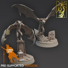 Vampir Fledermäuse Tischplatte Schläger Miniaturen Schmiede Titan 3d print model - Mito3D