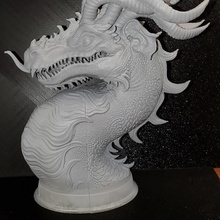 dragon tranché dragons statue 3d print model - Mito3D