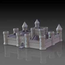 stonewald castle tabletop house rpg tower wargaming warhammer gate 28mm dnd scenery tarrain 3d print model - Mito3D
