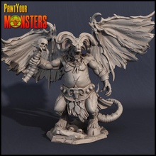 orcus demon tabletop monster rpg miniature patreon d&d dnd emmanuel lepas printyourmonsters 3d print model - Mito3D