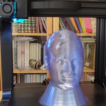 alan turing head statue 3d print model - Mito3D