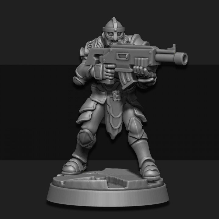 Ulfhednar savaş hattı erkek 04 masaüstü Warhammer minyatür bilimkurgu Norse dökümhane sarks 3D print model - Mito3D