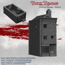 victorian scenery - shop 6 tabletop building house terrain cthulu d&d 3d print model - Mito3D