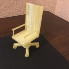 cadeira escritório assento 3d print model - Mito3D