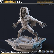 morbius ventilador Arte gratis maravilla historietas arte fan 3d print model - Mito3D