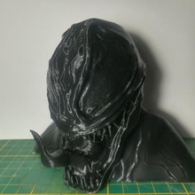 venom's bust fan art man marvel spider venom 3d print model - Mito3D