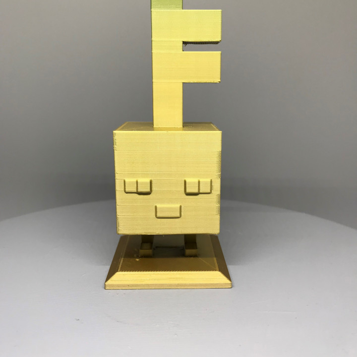 anahtar Golem Minecraft Zindanlar hayran Sanat fantezi heykelcik oyun mini minyatürler oyuncak oyuncaklar minyatür sarmaşık blok zindan 3D print model - Mito3D