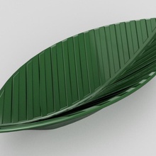 leaf holder decoration decorative house organization key portallaves 3d print model - Mito3D