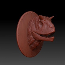 Drago testa caccia trofei antico creatura trofeo oggetti scena dnd cacciatrofia 3d print model - Mito3D