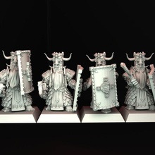 infernal dwarves immortals tabletop fantasy rpg warhammer dwarf dungeonsanddragons rol chaos d&d kingsofwar ageofsigmar aos ninthage chaosdwarf raventwinminiatures 3d print model - Mito3D