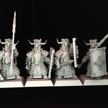 infernal dwarves immortals tabletop fantasy rpg warhammer dungeonsanddragons rol d&d kingsofwar ageofsigmar aos ninthage raventwinminiatures 3d print model - Mito3D