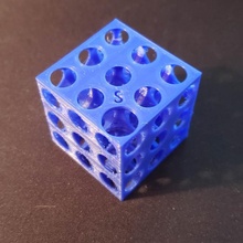 s3rp3ntin3 Ball Würfel Spaß Mathematik Puzzle Spielzeug Marmor Ingenieurwesen Matze Labyrinth dimlab 3d print model - Mito3D