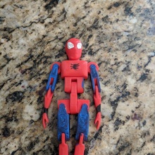 araña hombre acción figura juguete 3d print model - Mito3D