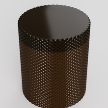 sade Tapınakçı sembol Kutu berbat konteyner elmas geometrik Desen vidalamak ev halkı şekil dokulu 3d print model - Mito3D