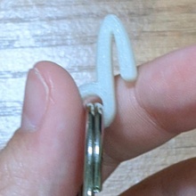chave anel grampo calça bolsos moda chaveiro 3d print model - Mito3D