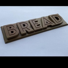 bread label plaque sign 3d print model - Mito3D
