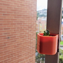 pentagonal magnetic pot plantpot flowerpot neodimiun 3d print model - Mito3D