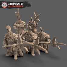 romain ogre hallebarde unités table guerre marteau rois kow 3d print model - Mito3D