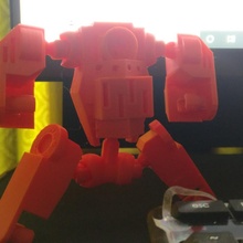 articulated robot gundam tinkercad 3d print model - Mito3D