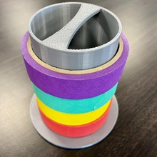 masking tape holder office 3d print model - Mito3D