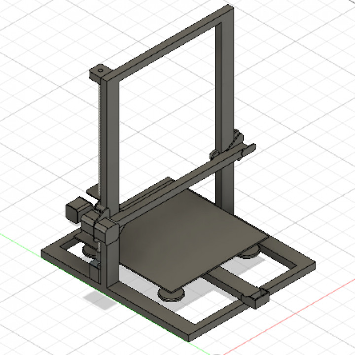 cr10 çerçeve 3d yazıcı durum kılıf Creality cr 10 3D print model - Mito3D