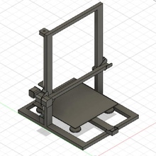 cr10 frame 3d printer case creality cr-10 3d print model - Mito3D