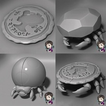küçük zindan haşarat masaüstü hazine canavarlar böcekler yaratıklar 3d print model - Mito3D