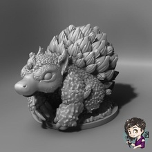 floral tacci mesa animal criatura dragones mascota miniatura calabozo d 3d print model - Mito3D