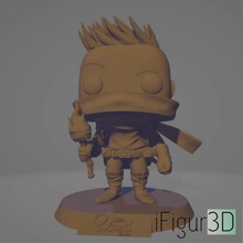 devil inspired pop style figure base free game vinyl collectable indie ps5 3d print model - Mito3D