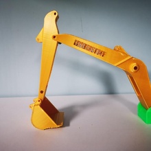 oruga retroexcavadora canique rc modelismo engranaje 3d print model - Mito3D