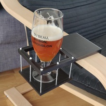 drink holder ikea po ng armchair 3d print model - Mito3D