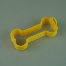 bone shaped cookie cutter & garden dog 3d print model - Mito3D