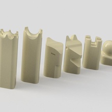 estilizado xadrez peças borda jogos peça 3d print model - Mito3D