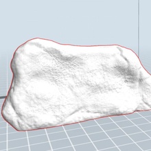 desnudo rock 3d print model - Mito3D