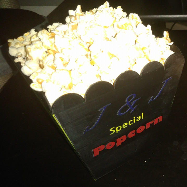 Popcorn mazzo 3D print model - Mito3D