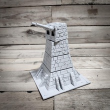 trench turret tabletop star starwars tower death diorama 3d print model - Mito3D