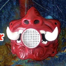 samurai covid19 respiratore maschera mascherina oni kabuki pandemia coronavirus covid 19 menpo 3d print model - Mito3D