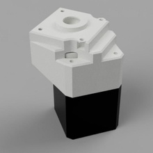 3 1 gearbox nema 17 stepper motor extruders printer box gears gear extruder nema17 geared 3d print model - Mito3D