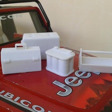 1 10 araç Kutu ölçek eksenel kutusu tarayıcı solucan Ölçekleyici parçaları 3d print model - Mito3D