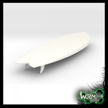 1 10 Rahmen retro Fisch 60 Geschäft Surfbrett Wurmdesign Scalepart Nachrüstung 3d print model - Mito3D