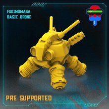 fukimomasa básico zumbido mesa robot realidad cyberpunk larva moscardón cyberpunkred 3d print model - Mito3D