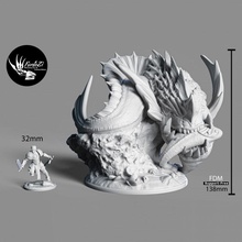 monstro mar dnd fantasia fdm suporte Toque 3d print model - Mito3D