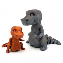 ar t rex loja animal fofa dinossauro articulado trex flexi 3d print model - Mito3D